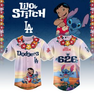 Los Angeles Dodgers x Lilo & Stitch Special Edition V2 Jersey