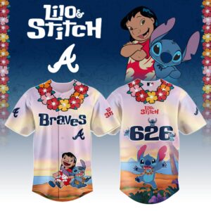 Atlanta Braves x Lilo & Stitch Special Edition V2 Jersey