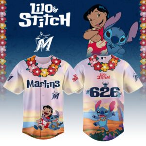 Miami Marlins x Lilo & Stitch Special Edition V2 Jersey