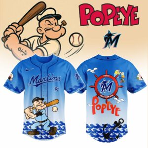 Miami Marlins x Popeye Special Edition Jersey