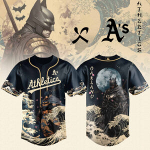 Oakland Athletics x Batman Japanese Style Special Edition Jersey