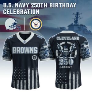 Cleveland Browns x 250 Years Anniversary US Navy Special Edition NFL Jersey