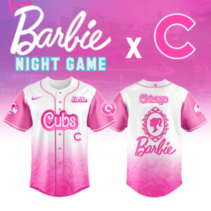 Chicago Cubs x Barbie Night Game Special Edition Jersey