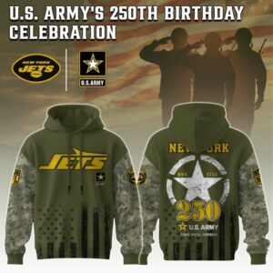 New York Jets x 250 Years Anniversary US Army Special Edition Unisex Hoodie