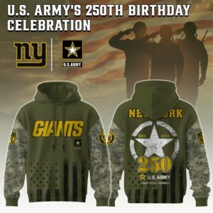 New York Giants x 250 Years Anniversary US Army Special Edition Unisex Hoodie