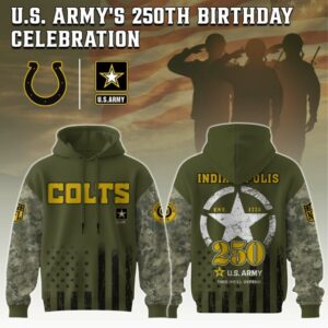 Indianapolis Colts x 250 Years Anniversary US Army Special Edition Unisex Hoodie