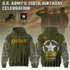 Detroit Lions x 250 Years Anniversary US Army Special Edition Unisex Hoodie