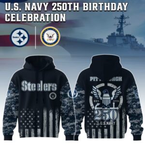 Pittsburgh Steelers x 250 Years Anniversary US Navy Special Edition Unisex Hoodie
