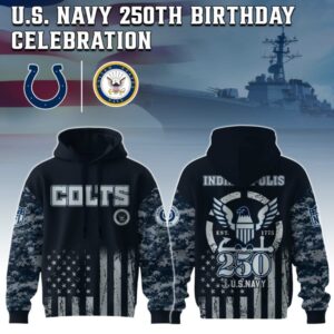 Indianapolis Colts x 250 Years Anniversary US Navy Special Edition Unisex Hoodie