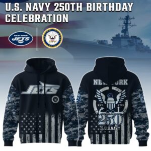 New York Jets x 250 Years Anniversary US Navy Special Edition Unisex Hoodie