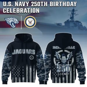 Jacksonville Jaguars x 250 Years Anniversary US Navy Special Edition Unisex Hoodie