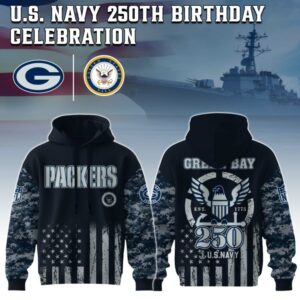 Green Bay Packers x 250 Years Anniversary US Navy Special Edition Unisex Hoodie