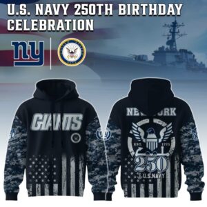 New York Giants x 250 Years Anniversary US Navy Special Edition Unisex Hoodie