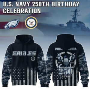 Philadelphia Eagles x 250 Years Anniversary US Navy Special Edition Unisex Hoodie
