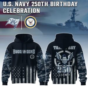 Tampa Bay Buccaneers x 250 Years Anniversary US Navy Special Edition Unisex Hoodie
