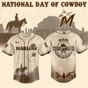 Miami Marlins x National Day Of Cowboy Special Edition Jersey