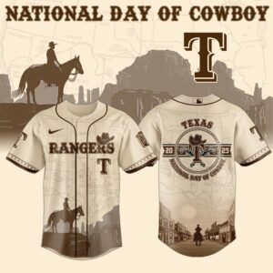Texas Rangers x National Day Of Cowboy Special Edition Jersey