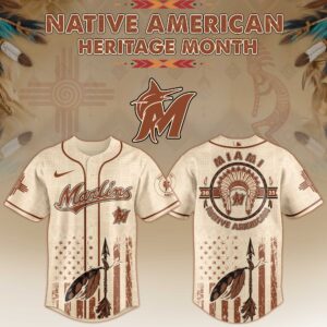 Miami Marlins x Native American Heritage Month Special Edition Jersey