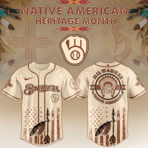 Milwaukee Brewers x Native American Heritage Month Special Edition Jersey