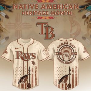 Tampa Bay Rays x Native American Heritage Month Special Edition Jersey
