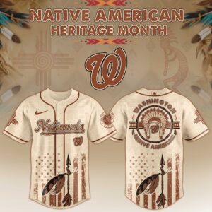 Washington Nationals x Native American Heritage Month Special Edition Jersey