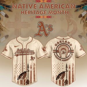 Oakland Athletics x Native American Heritage Month Special Edition Jersey