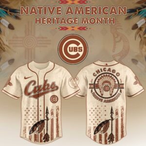 Chicago Cubs x Native American Heritage Month Special Edition Jersey