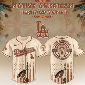 Los Angeles Dodgers x Native American Heritage Month Special Edition Jersey