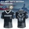 Los Angeles Rams x 250 Years Anniversary US Navy Special Edition NFL Jersey