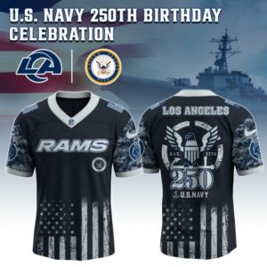 Los Angeles Rams x 250 Years Anniversary US Navy Special Edition NFL Jersey