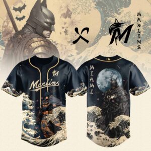 Miami Marlins x Batman Japanese Style Special Edition Jersey