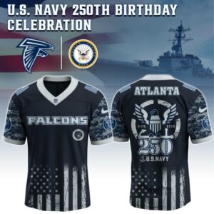 Atlanta Falcons x 250 Years Anniversary US Navy Special Edition NFL Jersey