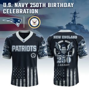 New England Patriots x 250 Years Anniversary US Navy Special Edition NFL Jersey