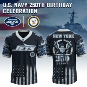 New York Jets x 250 Years Anniversary US Navy Special Edition NFL Jersey