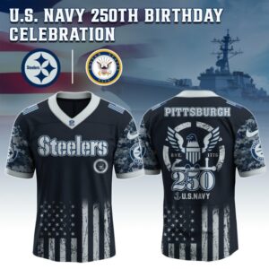 Pittsburgh Steelers x 250 Years Anniversary US Navy Special Edition NFL Jersey