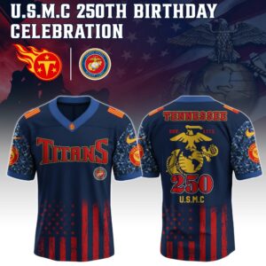 Tennessee Titans x 250 Years Anniversary US Marine Corps U.S.M.C Special Edition NFL Jersey