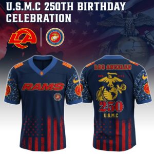 Los Angeles Rams x 250 Years Anniversary US Marine Corps U.S.M.C Special Edition NFL Jersey