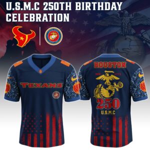 Houston Texans x 250 Years Anniversary US Marine Corps U.S.M.C Special Edition NFL Jersey