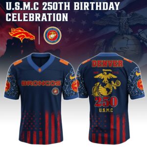 Denver Broncos x 250 Years Anniversary US Marine Corps U.S.M.C Special Edition NFL Jersey