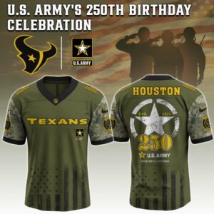Houston Texans x 250 Years Anniversary US Army Special Edition NFL Jersey