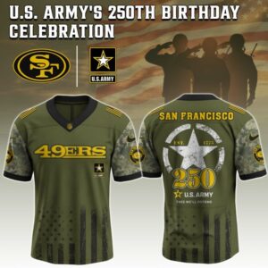 Pittsburgh Steelers x 250 Years Anniversary US Army Special Edition NFL Jersey