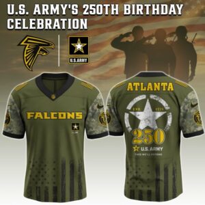 Atlanta Falcons x 250 Years Anniversary US Army Special Edition NFL Jersey