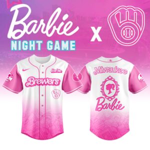 Milwaukee Brewers x Barbie Night Game Special Edition Jersey