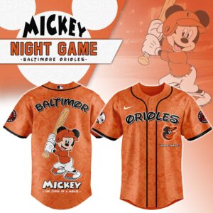 Baltimore Orioles x Disney Mickey Mouse Night Game Special Edition Jersey