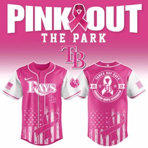 Tampa Bay Rays x Pink Out Breast Cancer Special Edition Jersey