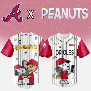 Atlanta Braves x Peanuts Snoopy And The Commissioner's Trophy Special Edition Jersey