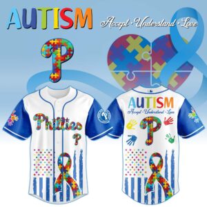 Philadelphia Phillies x Autism Awareness Special Edition Jersey
