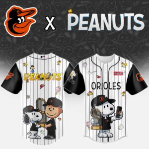 Baltimore Orioles x Peanuts Snoopy And The Commissioner's Trophy Special Edition Jersey