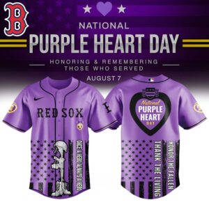 Boston Red Sox x National Purple Heart Day Special Edition Jersey