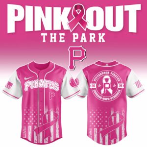 Pittsburgh Pirates x Pink Out Breast Cancer Special Edition Jersey